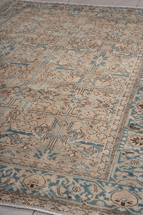 Antique Heriz Area Rug (7' x 11')